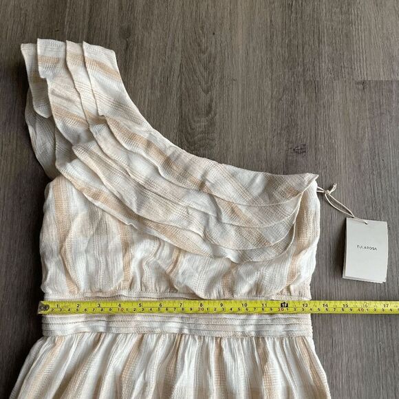 NWT Tularosa Avery Dress in White Stripe Small​​​​ - Picture 5 of 9